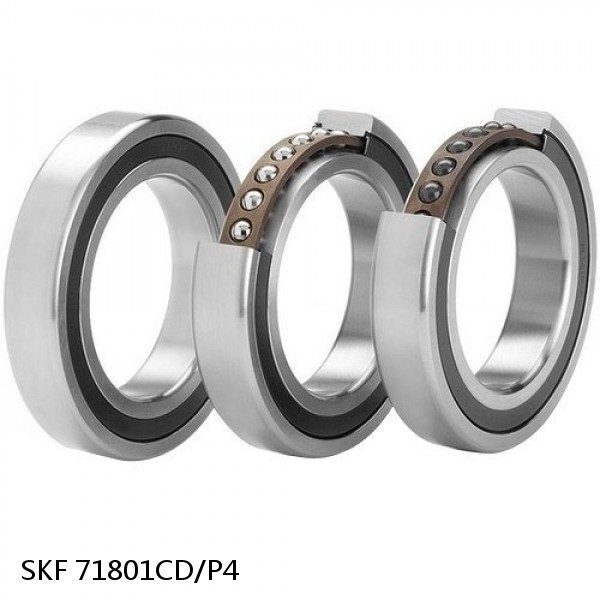 71801CD/P4 SKF Super Precision,Super Precision Bearings,Super Precision Angular Contact,71800 Series,15 Degree Contact Angle