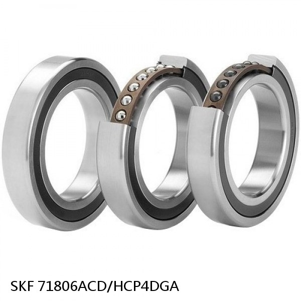 71806ACD/HCP4DGA SKF Super Precision,Super Precision Bearings,Super Precision Angular Contact,71800 Series,25 Degree Contact Angle #1 image