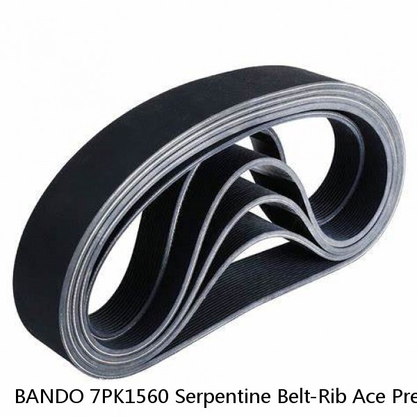 BANDO 7PK1560 Serpentine Belt-Rib Ace Precision Engineered V-Ribbed Belt  #1 image